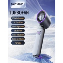  2026 yeni taşınabilir mini fan 100 kademeli hız ayarlı turbo vantilatör