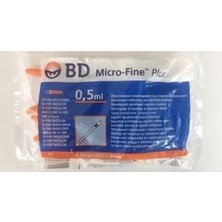 BD Micro-Fine Plus 0,5 ml Insülin Enjektörü 30 G 0,30 mm x 8 mm 10'lu 1 Paket