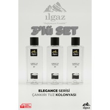 Ilgaz Çankırı Tuz Kolonyası 3'lü Set 80 Derece 400 ml | Elegance Series