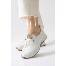 Join Polo Kadın Beyaz Ortopedik Tabanlı Casual Günlük Yazlık Ayakkabı