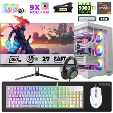 Xaser Star X540 Ryzen 7 7800X3D 16GB Ram 1tb M.2 Nvme SSD 16GB RTX5060TI 27" 300Hz Oyuncu Bilgisayarı