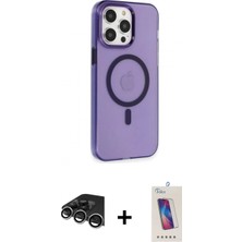 Marsilyan™- iPhone 14 Pro Max Kılıf Kıvılcım Asil Özel Seri - Siyah Joko 5d Cam + Raze Metal Kamera Lens - Gs