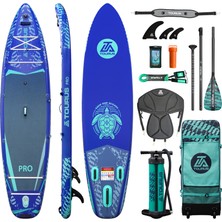 Tourus TS-LB01 370X89X15 cm Touring Şişme Sup Board – Uzun Mesafe Stand Up Paddle Board, Kaymaz Eva Yüzeyli Şişme Sörf Tahtası
