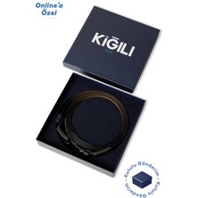 Kiğılı 2'li Hediye Kutulu Düz Klasik Kemer Set
