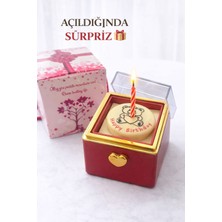 SS Trend Store Doğum Günü Sürpriz Mumlu Hediye Kutusu Özel Tasarım