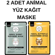 Bee Beauty Yüz Kağıt Maske Tavşan ve Kelebek