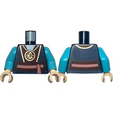 LEGO Minifigür Parçaları: Torso, Vücut, Gövde: 973PB5184C01