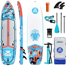 Tourus TS-AB02 Fishing Şişme Sup Board 350X92X15 cm – Büyük Boy Balıkçı Paddle Board, Olta Aparatlı Şişme Stand Up Paddle Board