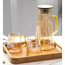 Lumindra 1800 ml Borosilikat Sürahi ve Bardak Takımları