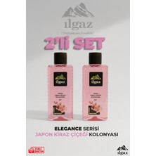 Ilgaz Japon Kiraz Çiçeği Kolonyası 2'li Set 80 Derece 400 ml | Elegance Series