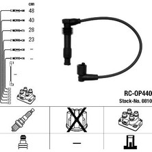 Ngk 0810 Buji Kablo Takımı Astra G-Vectra B-Astra F-Vectra A 1.8-2.0 16V Ecotech-Enjeksiyonlu 1612598-90487571