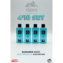 Ilgaz Buz Ferahlığı Kolonyası 4'lü Set 80 Derece 400 ml | Elegance Series