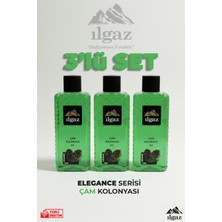 Ilgaz Çam Kolonyası 3'lü Set 80 Derece 400 ml | Elegance Series