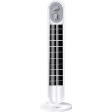 Butik Everest FAN14 Beyaz 3 Kademeli Hız Kule Tipi 50W Zamanlama Ayarlı Sağ ve Sol Salınım  VANTILATÖR(1923)