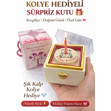 SS Trend Store Doğum Günü Sürpriz Mumlu Hediye Kutusu Özel Tasarım