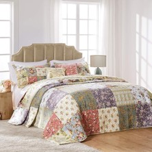 Greenland Home Blooming Prairie Yatak Örtüsü Seti, 3 Parça Tam, Çoklu
