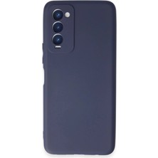 Senson Tecno Camon 18 Kılıf First Silikon - Lacivert