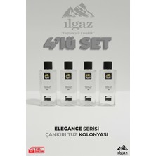 Ilgaz Çankırı Tuz Kolonyası 4'lü Set 80 Derece 400 ml | Elegance Series