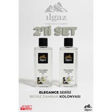Ilgaz Beyaz Zambak Kolonyası 2'li Set 80 Derece 400 ml | Elegance Series