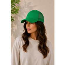 Kkdstock Unisex Ayarlanabilir Fileli Terletmez Poly Gabardin Şapka