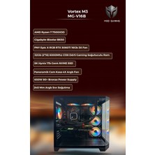 Mod Gaming Vortex Amd Ryzen 5 7500X 3D | RTX5060 Ti 16GB | 32GB Ram | 1 Tb SSD Oyuncu OEM PAKET |