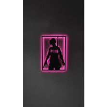 Wells Pubg Player Battle Royale Rgb Kumandalı LED Tablo - 50X70 cm