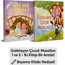 Mor Elma Yayıncılık - Gıdıklayan Çocuk Masalları 1 ve 2 (Boyama Kitabı Hediyeli)