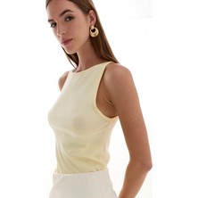 Lencie Halter Yaka Body Sarı