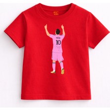 Rabona Fashion Messi Goat 10 Vintage Tee Çocuk Tişört'ü