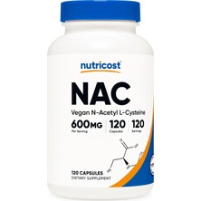 Nutricost N-Acetyl Cysteine Nac 600 Mg 120 Capsul