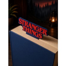 Otscraft Studio Stranger Things 2'li Kitap Ayracı 3D Baskı Kitap Bookmark Hediye Kitapsever Aksesuarı