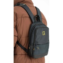 Mega Bag Yağmura Dayanıklı Polyester Kumaş Mini Erkek Sırt Çantası