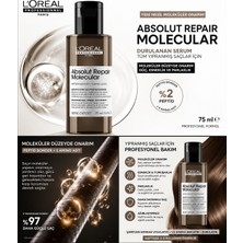 L'Oréal Professionnel Absolut Repair Molecular Onarıcı Güçlendirici Saç Serumu 75 ml Yıpranmış Saç Bakımı