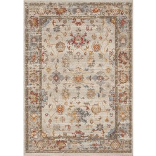 Veja Home Anadolu Etnik Desen Vintage Yumuşak Otantik Kolay Temizlenir Salon Oturma Odası Halısı