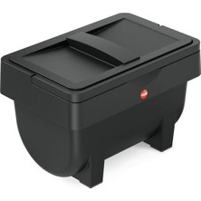 Hailo 4300-200 Çöp Kovası Öko Mini S Siyah