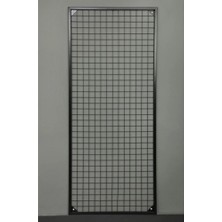 Beasym Sık Telli Tel Raf - Tel Pano Stand, Duvar Askılığı 75X200 cm