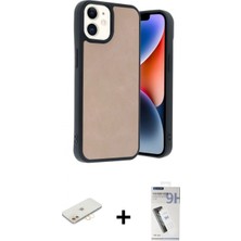 Marsilyan™- iPhone 11 Kılıf Kıvılcım Işık Serisi - Şeffaf Uv Polymer Nano Ekran Koruyucu + Renkli Kamera Lens Koruma Cam - Sı