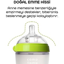 NW NessiWorld Antikolik Silikon Biberon 250 ml 3-6 Ay Yeşil