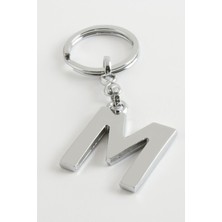 Zero Land Ilkeshop Metal Harf Anahtarlık-M