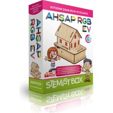Stemist Box Box Ahşap Rgb Ev - Stem Eğitim Kiti
