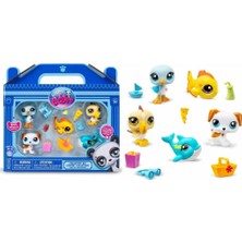 NW NessiWorld 1005103 Littlest Pet Shop Minişler 5'li Figür Seti S1 Çiftlik Temalı -Nessiworld