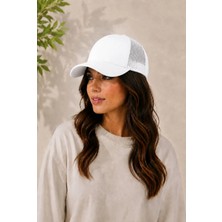 Kkdstock Unisex Ayarlanabilir Fileli Terletmez Poly Gabardin Şapka