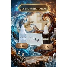Organik Hekim Blue Soap Kokulu Esans 30 ml | Kahverengi Renk Sabun Boyası 30 ml | Şeffaf Sabun Bazı 500 gr