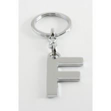 Zero Land Ilkeshop Metal Harf Anahtarlık-F