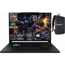 MSI Msı Raider A16 Hx Ryzen 9 8940HX B8WH-011TR-K14 24GB 4tb RTX5070TI 12GB W11HOME 16 Qhd+ 240Hz Taşınabilir Bilgisayar