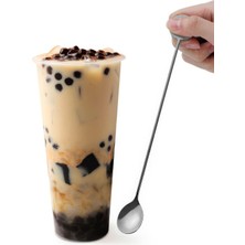 Chavin 304 Çelik 21 cm Kokteyl Karıştırma Kahve Latte Karıştırma Barmen Kaşığı CIN764BY