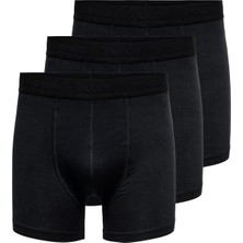 Only & Sons Onsfitz Pamuk Karışımlı 3 Pack Boxer Erkek Boxer 22027247