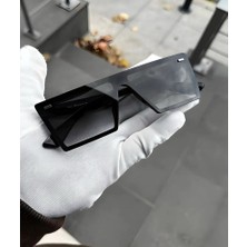 Mise Aksesuar Düz Cam Siyah Unisex Güneş Gözlüğü
