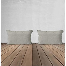 Goccia Home 2'li Kırlent Kılıfı Dekoratif Bohem Soft Koltuk Sırt Hediyelik Punch Yapılabilir Taş