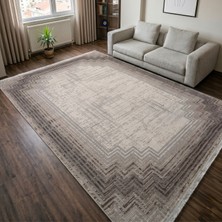 Ceremony Home Modern Kahve Krem Saçaklı Halı Salon Oturma Odası Yatak Odası Koridor Mutfak Dokuma Makine Halısı